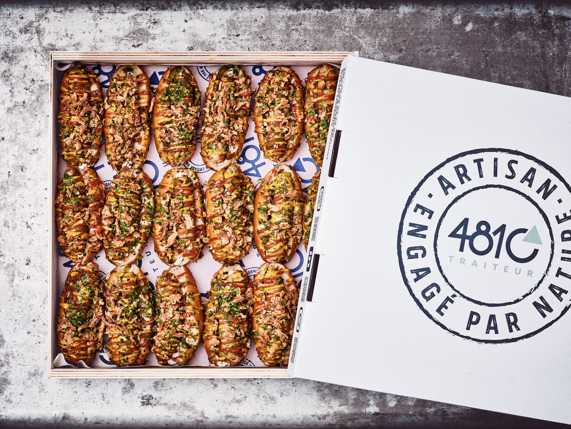 CAISSETTE BRETZEL DOG Gourmet Urbain