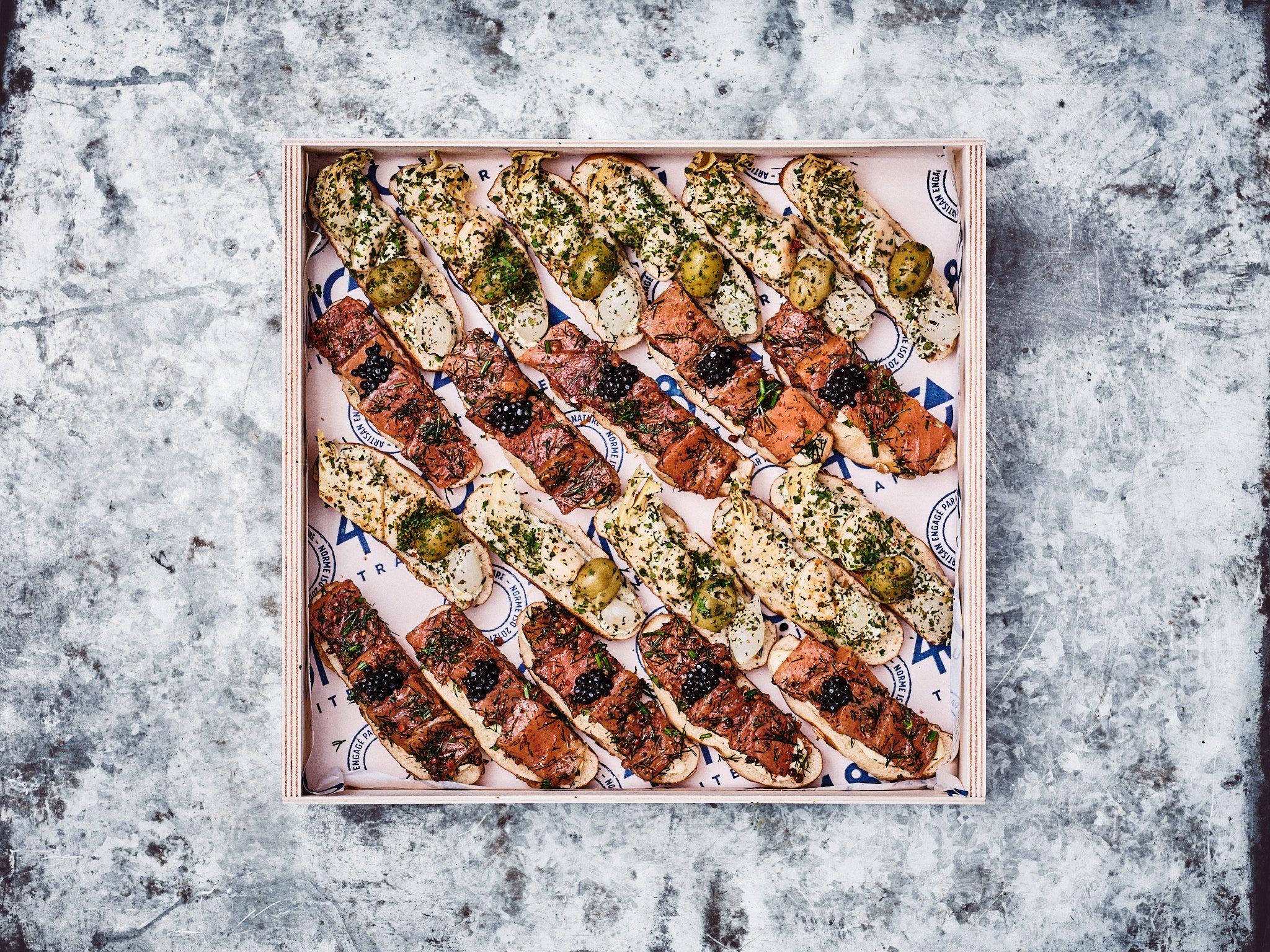CAISSETTE TAPAS (20 PIÈCES)