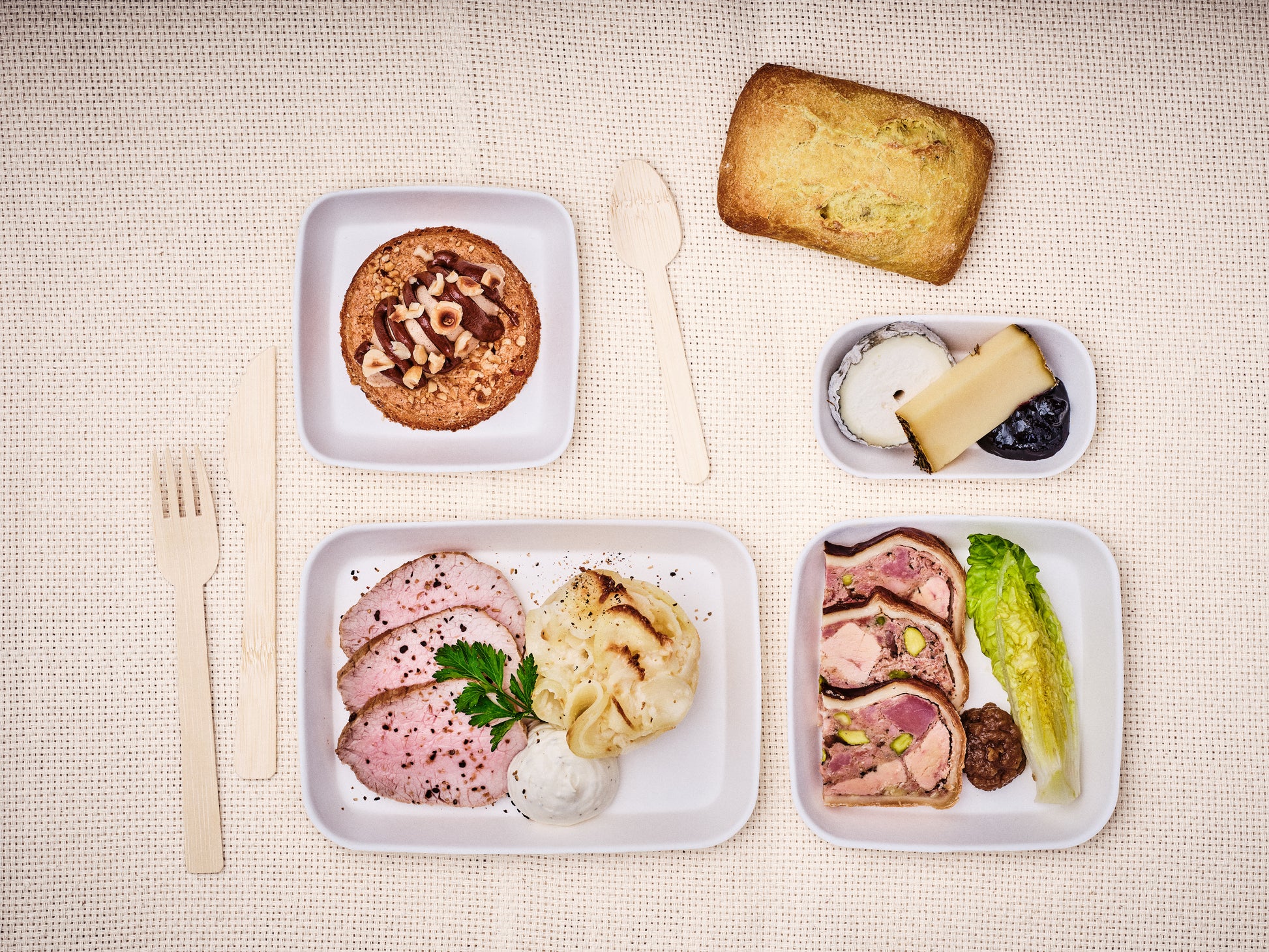 La sous noix de veau, effeuillé de pomme de terre